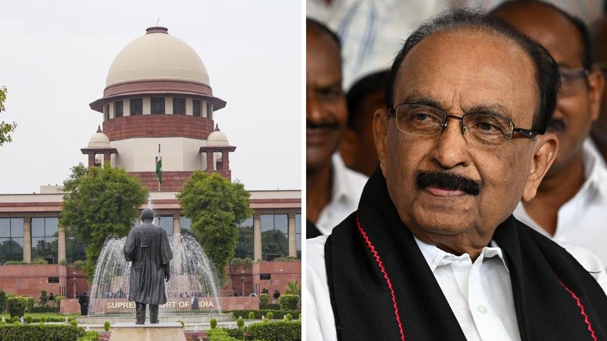 Supreme Court issues notice on Vaiko’s plea against SIR in T.N.