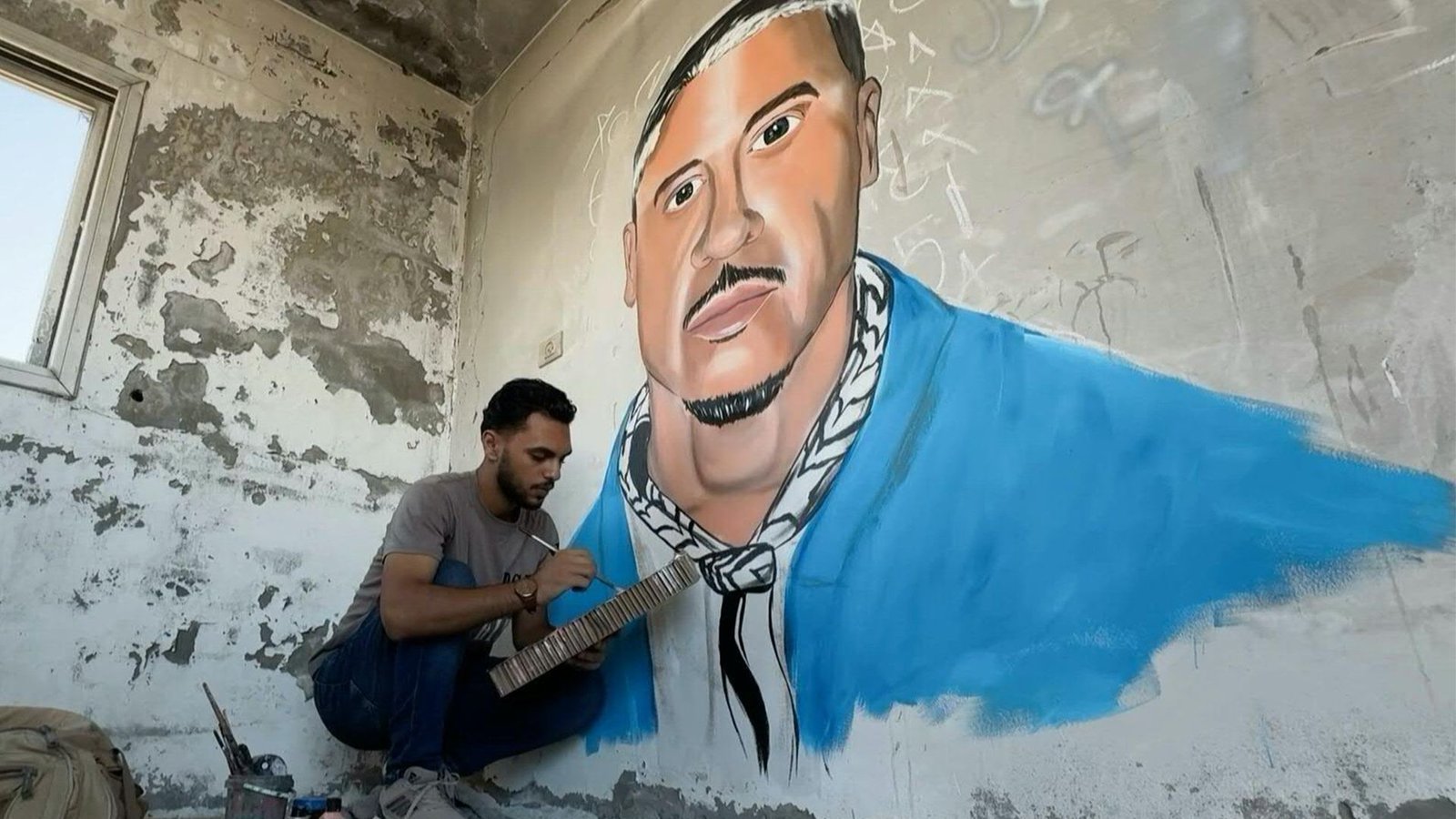 Gaza artists honour Macklemore for supporting Palestine | Arts and Culture